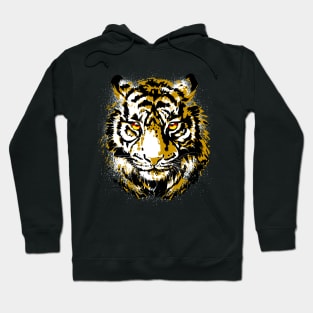 Cool Tiger Head - Realistic Tiger Eyes Hoodie